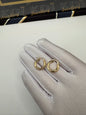 9ct Gold Twist hoops 1cm