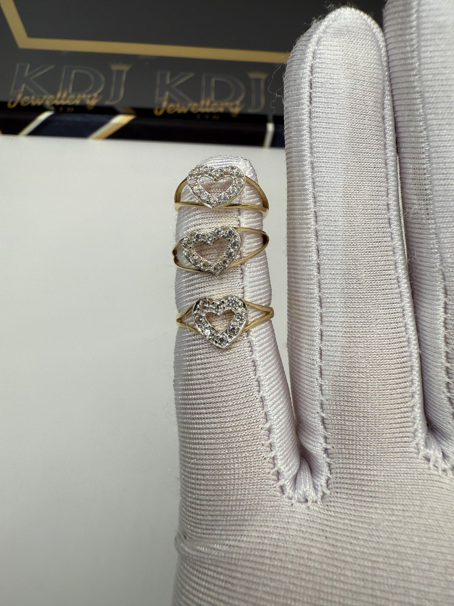 9ct Gold Heart Rings